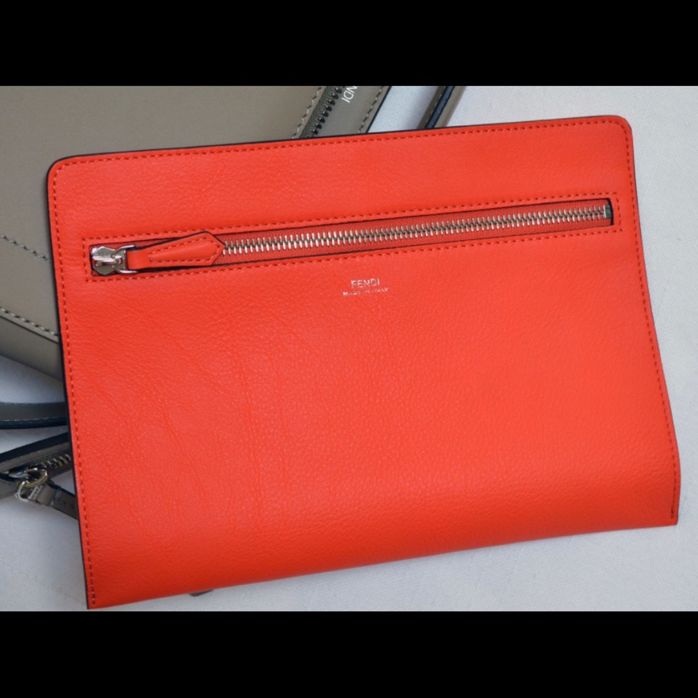 Fendi Satchel Removable Clutch
